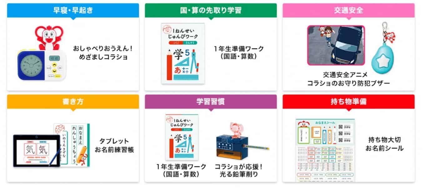 チャレンジタッチ1年生準備スタートボックス