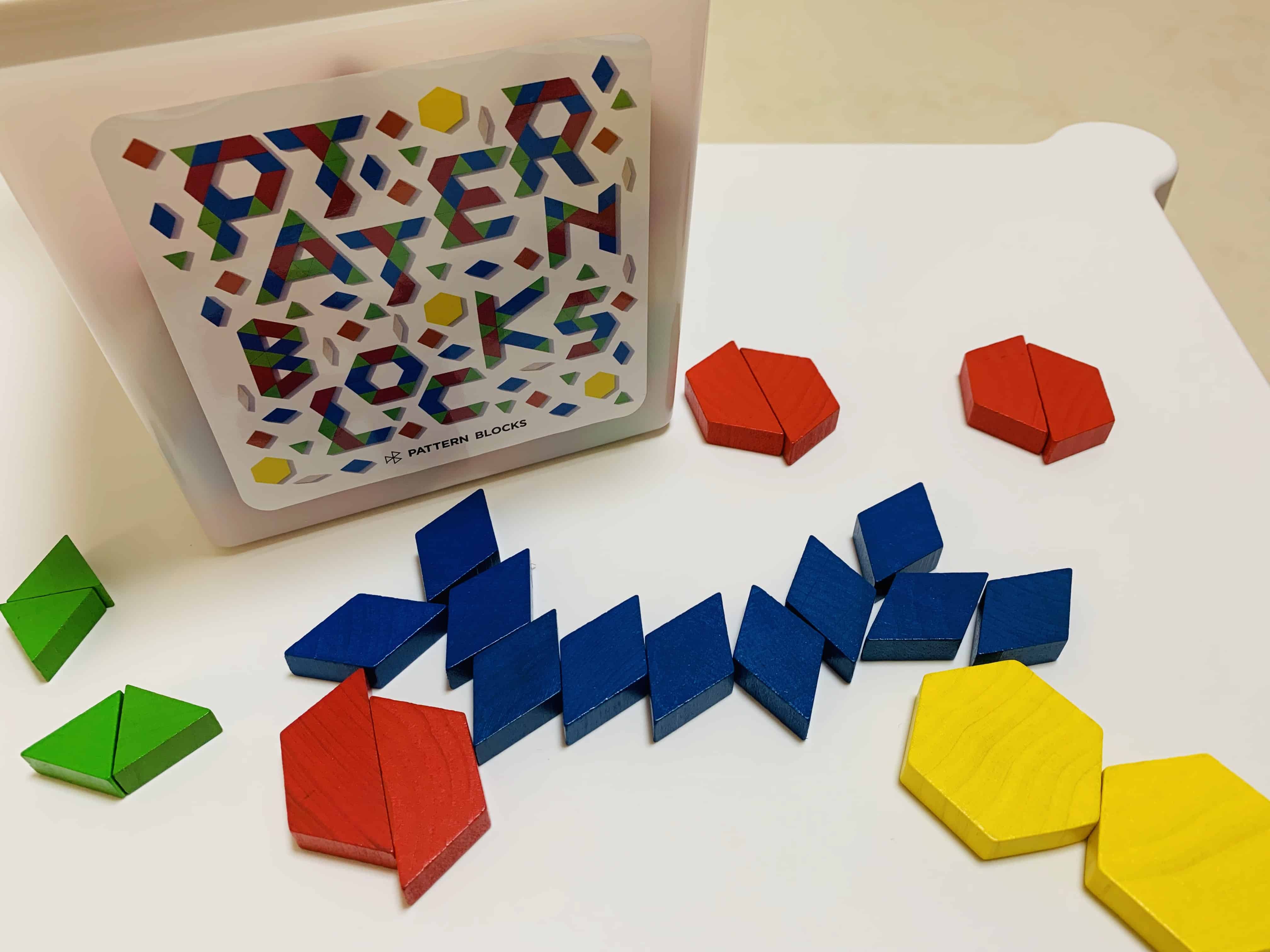 パターンブロック1歳からの遊び方 知育にも小学校受験対策にも 節子日記