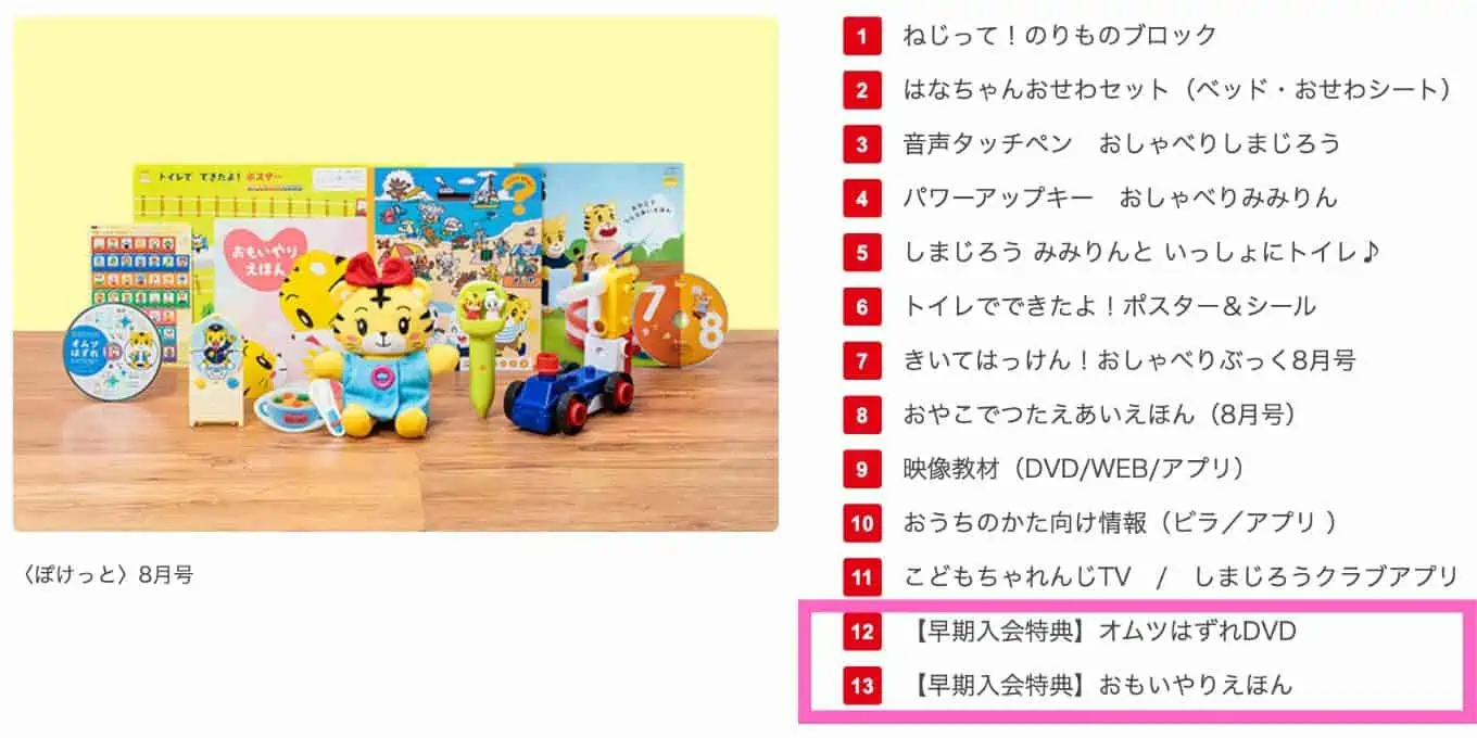こどもちゃれんじぽけっと夏の特大号