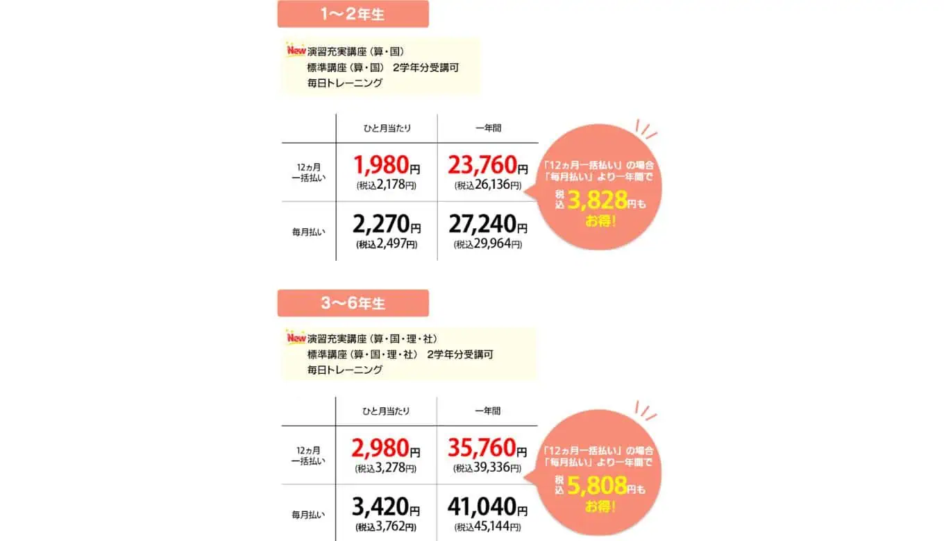 東進オンライン学校料金