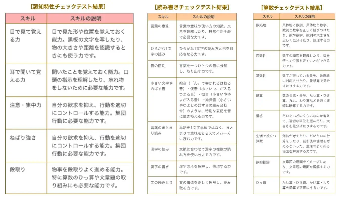 まるぐランド認知特性チェック
